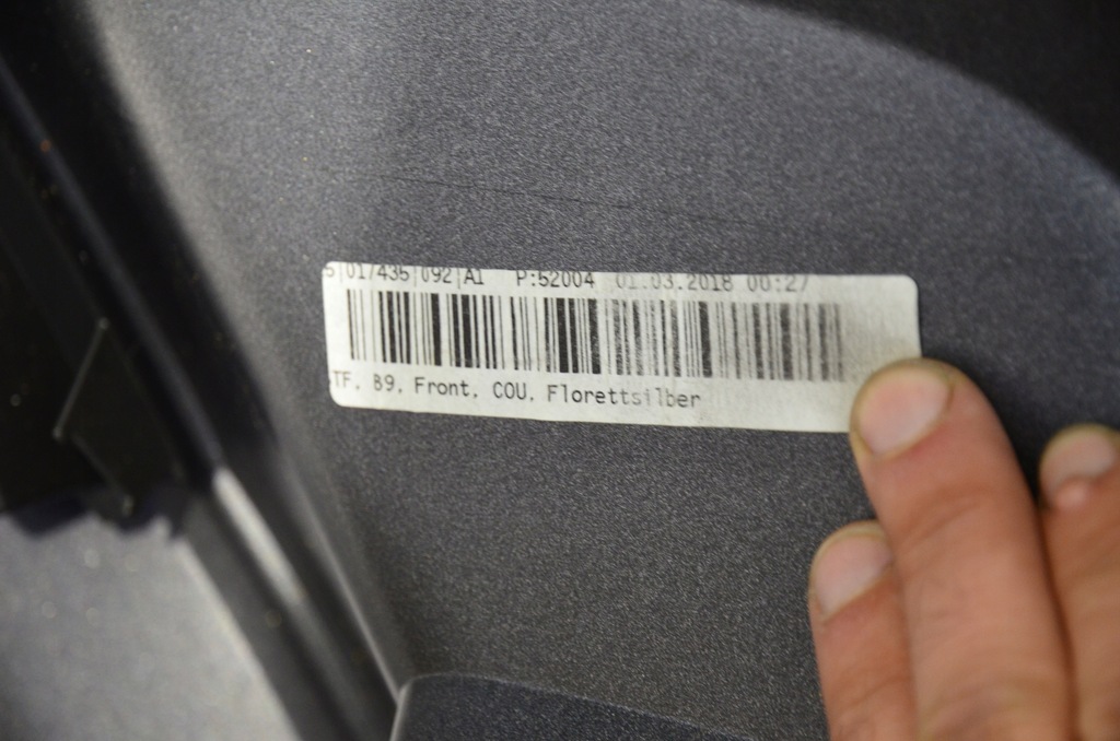 фото №7, Audi a5 s5 8w6 usa 2016-2020 перед автомобиля lz9g