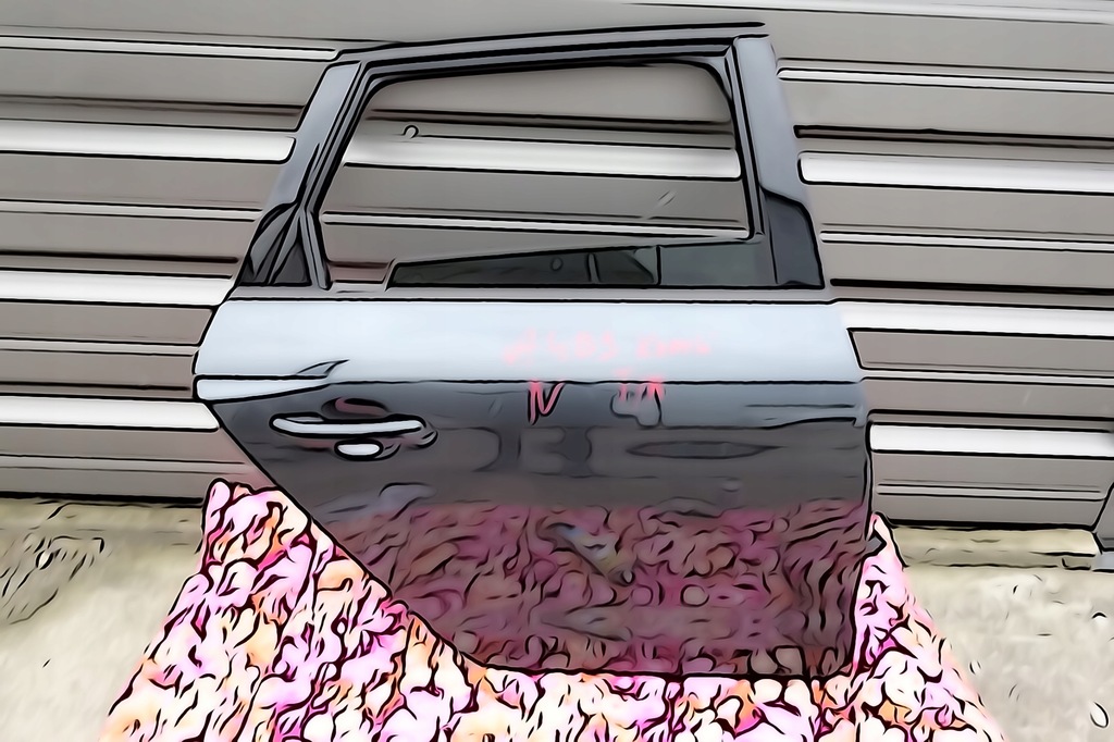 фото №1, Дверь задняя правое audi a4 b9 lift kombi