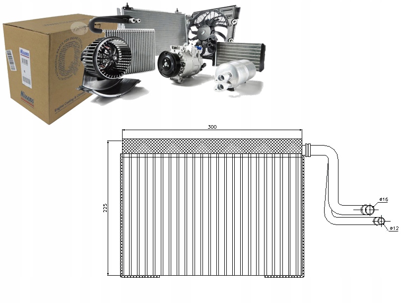 фото №11, Випарник bmw bmw 1 e87 04-, bmw 3 e90 05- wszystki