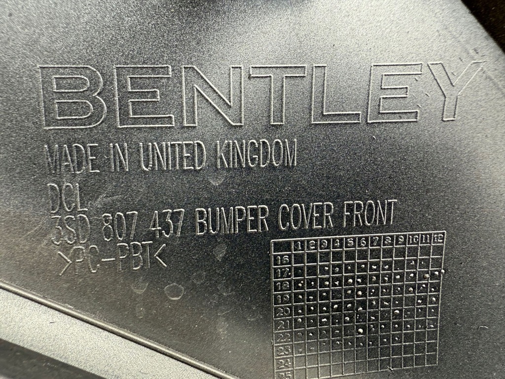 фото №8, Бампер bentley continental gt gtc 3sd оригінал перед