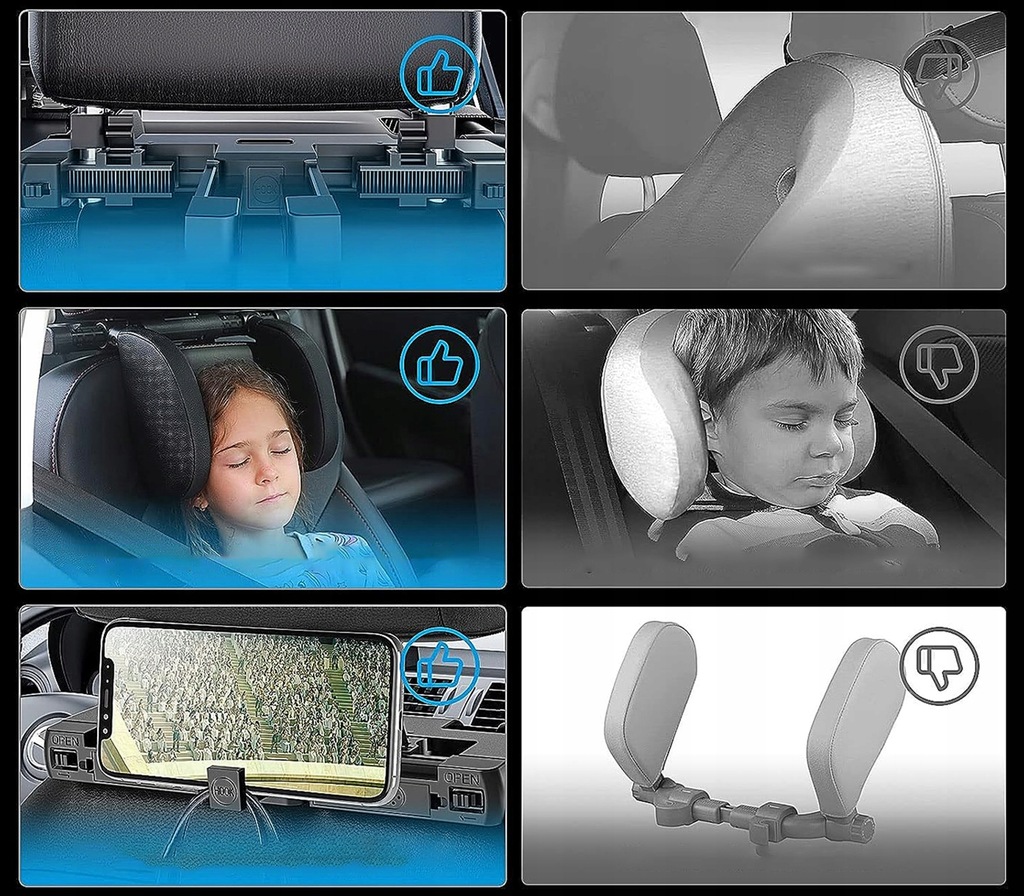 фото №9, Подголовник регулируемая do автомобиля спинка главный