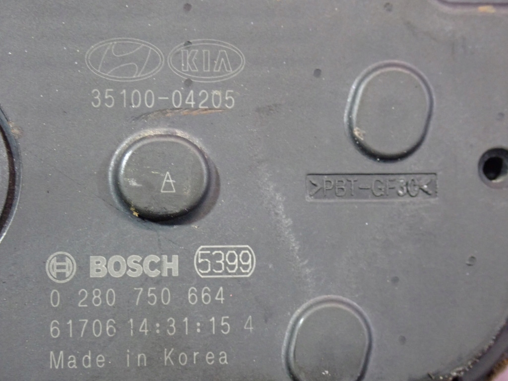 фото №5, Kia picanto ii 15-17 1.0 66km дроссельная заслонка 0280750664 6 pin