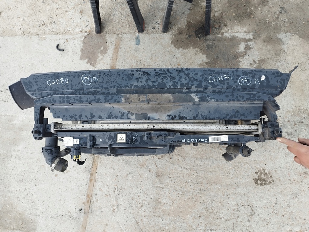 фото №13, Комплект радіатор вентилятор 1.3 cdti a13fd механічна коробка передач opel combo d 2011-2018