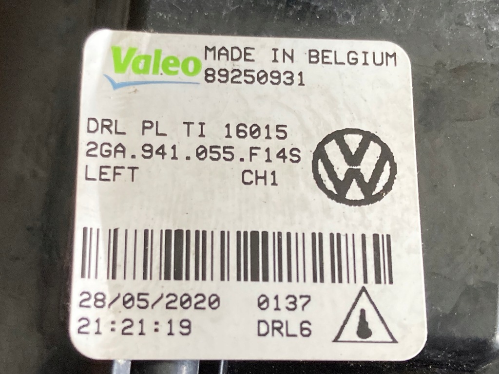 фото №4, Vw troc t roc led drl противотуманная фара левый 2ga941055