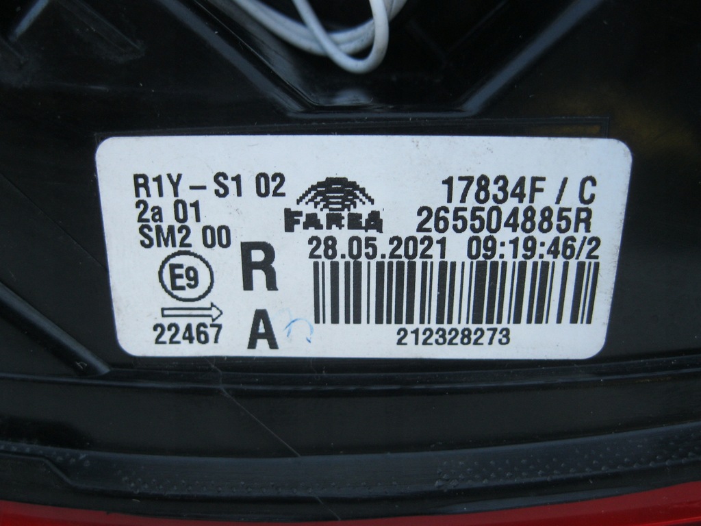 фото №4, Лампа задня задня права led renault clio v 20-22 europa