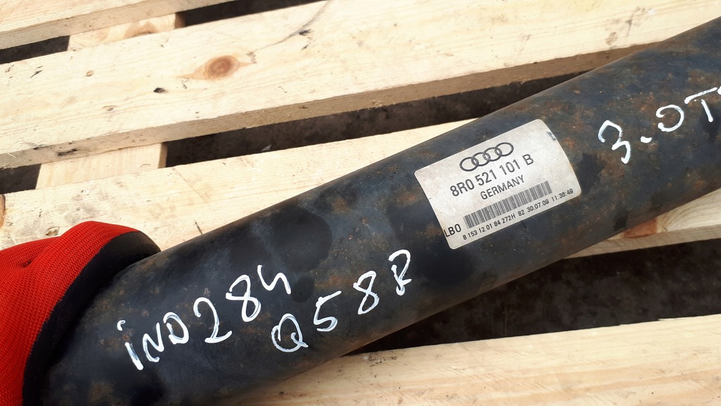 фото №6, Q5 8r wał привідний кардан 3.0 tdi 8r0521101b