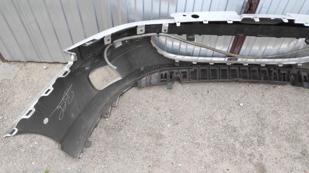 Бампер перед ксенон омивачі peugeot 407 рестайлінг  08-11 Оригінал