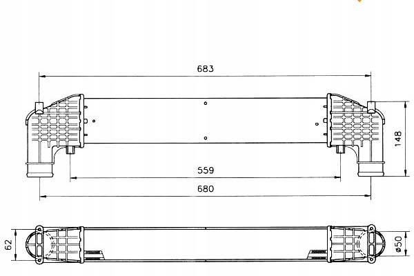 Купити Nrf інтеркулер vw sharan 1,9tdi nrf