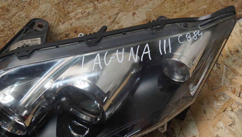 фото №8, Лампа левый перед renault laguna iii gt тонированная