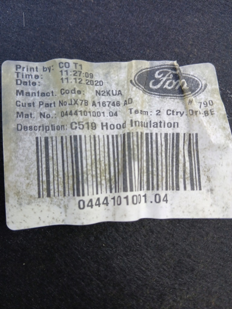 фото №4, Шумоизоляция капот ładne ford focus mk4 2018