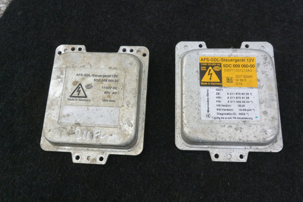 фото №1, Преобразователь лампы модуль mercedes w211 lift w164