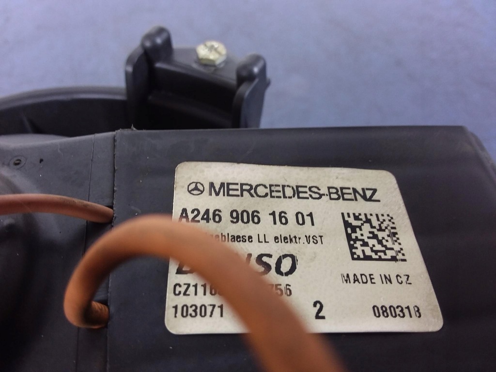 фото №4, Mercedes a w176 вентилятор повітродувка повітря