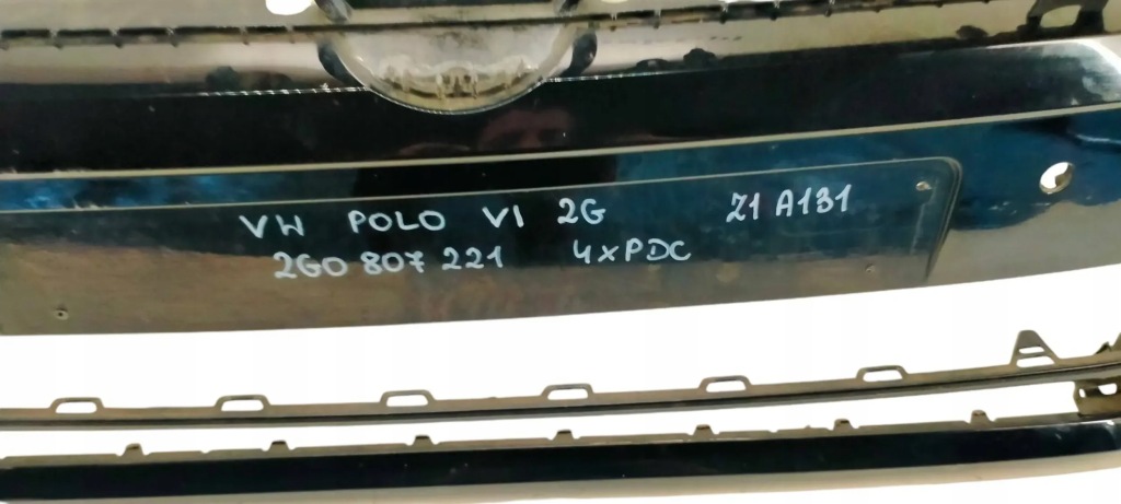 фото №7, Vw polo vi 6 2017- бампер передний перед 2g0807221 4xpdc