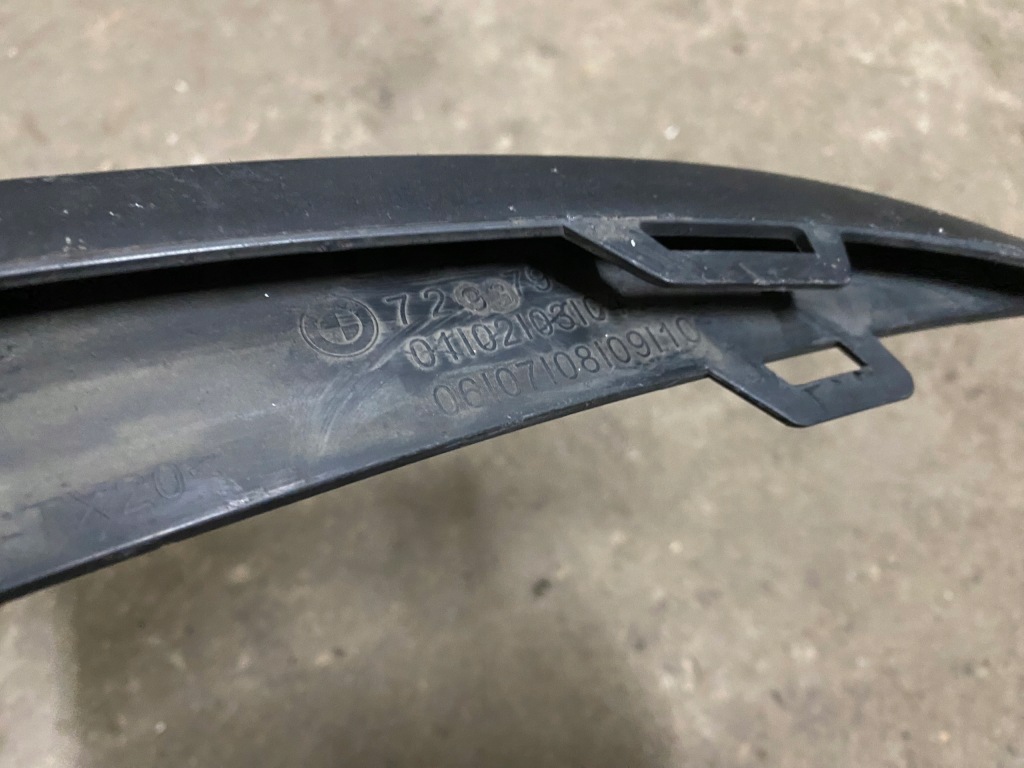 фото №11, Bmw 3 gt f34 накладка молдинг бампера ліва 7293795 оригінал