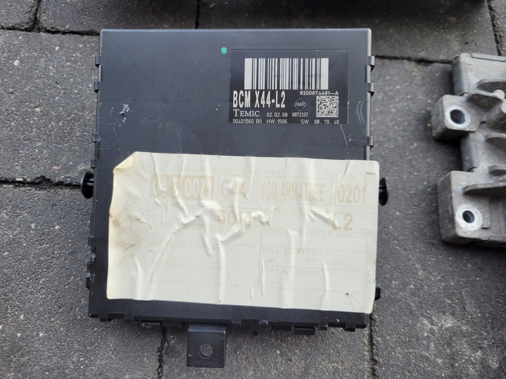 фото №5, Renault twingo ii 3d 1.2 набор стартовый бортовой компьютер замок зажигания europa