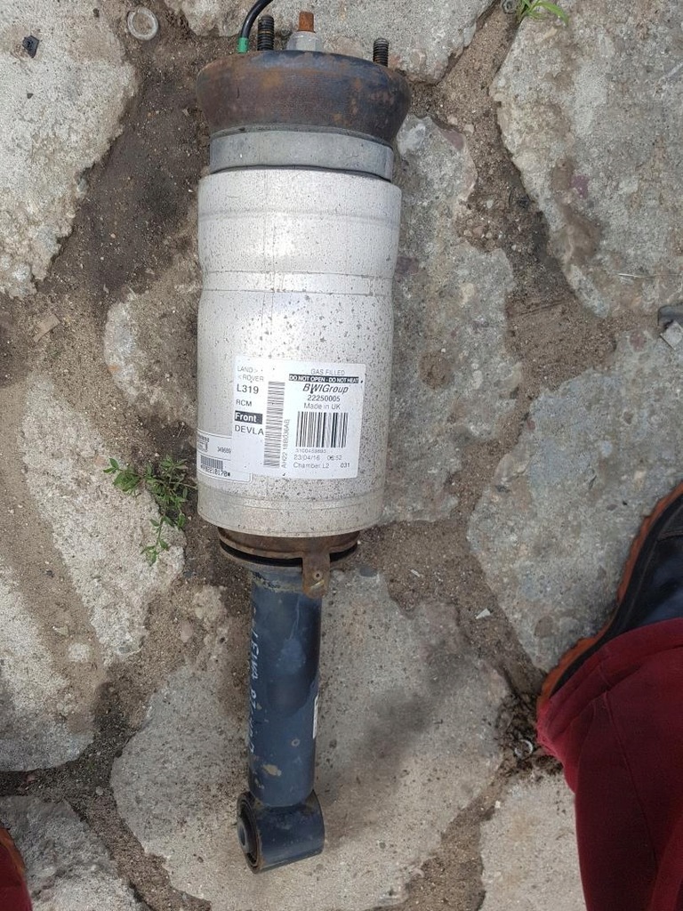 фото №1, Пневмоподушка амортизатор перед range vogue l405 22250005