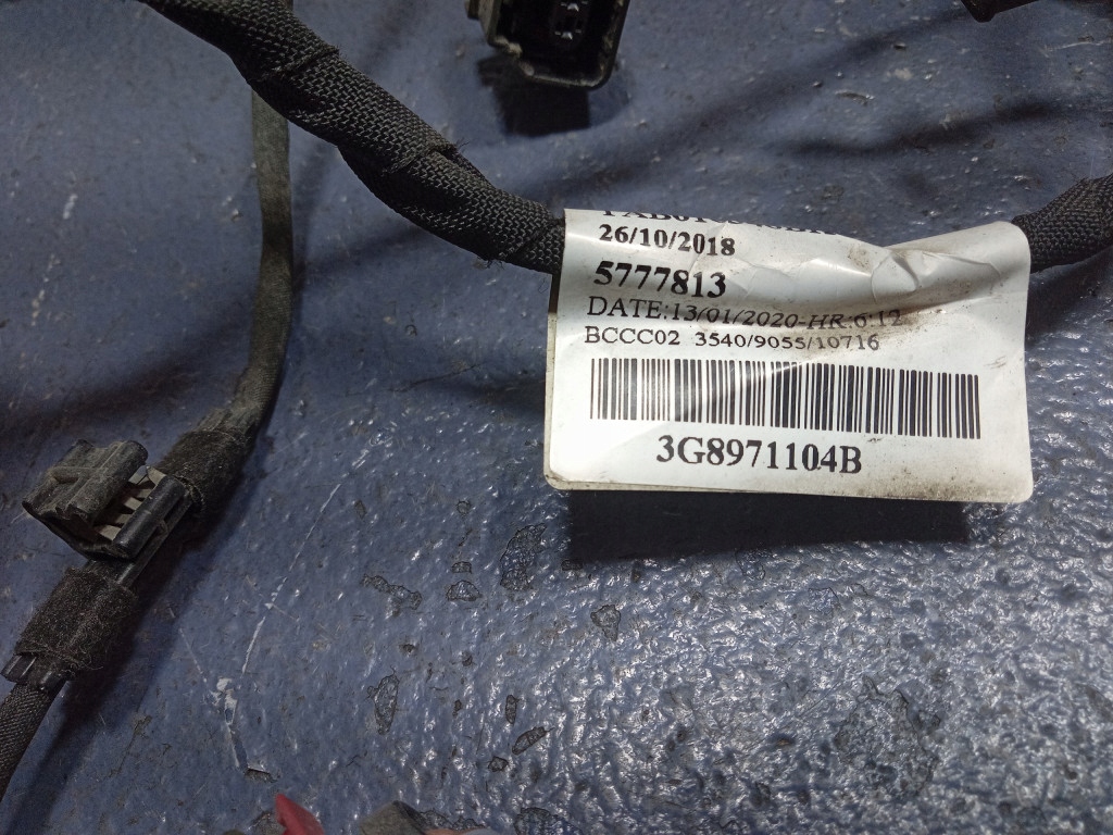 фото №7, Vw arteon джгут електропроводка pdc бампера задня задній 3g8971104b