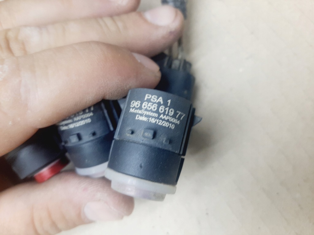 фото №6, 4x датчик pdc парковки + жгут бампер задняя peugeot 5008 lkrd