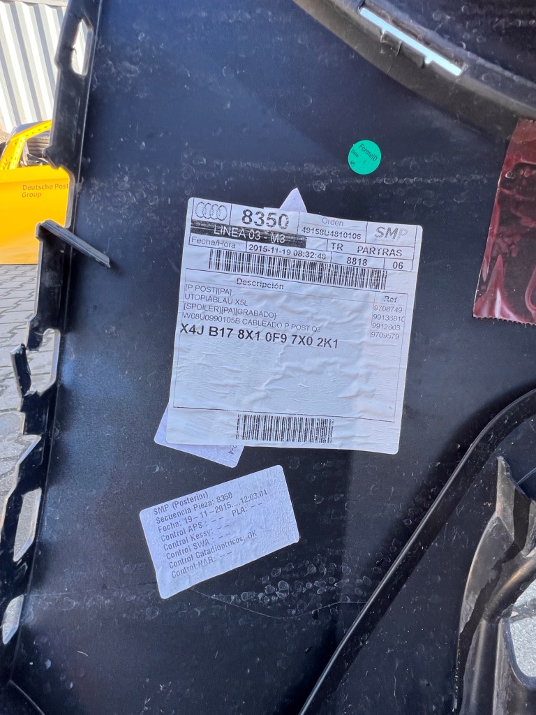 Купити Audi q3 s-line бампер задній задня 8u0