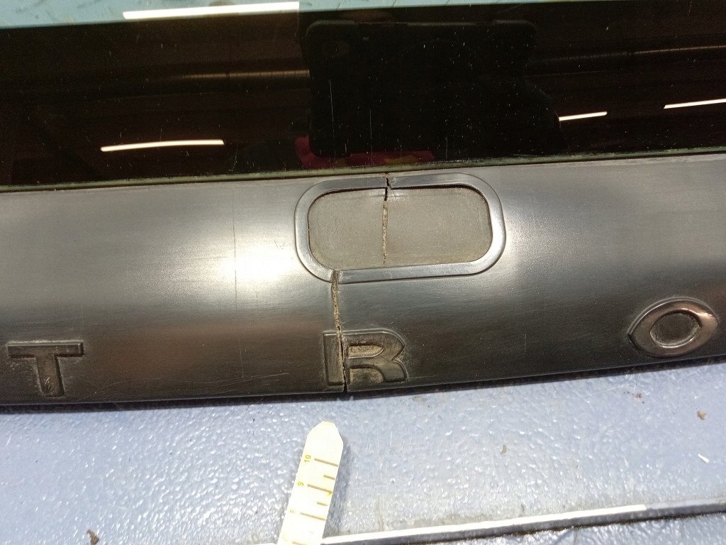 фото №2, Citroen c3 pluriel 03- крышка багажника стекло задняя задняя