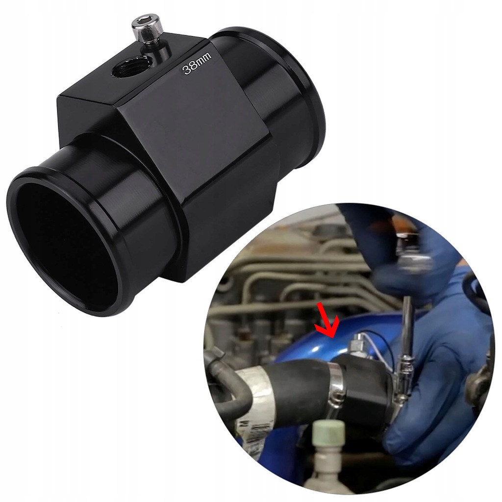 фото №10, Адаптер do індикатор температури термометр чорний