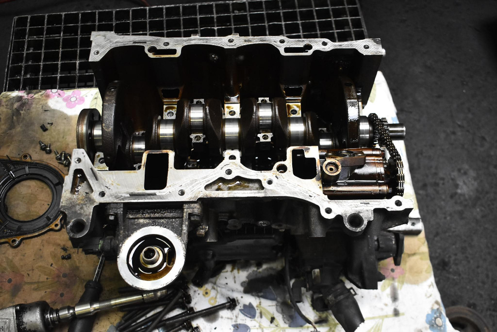 фото №8, Блок dół двигуна wał rf4m5g-6015df ford focus c-max mk1 1 i 1.8 16v 125 km