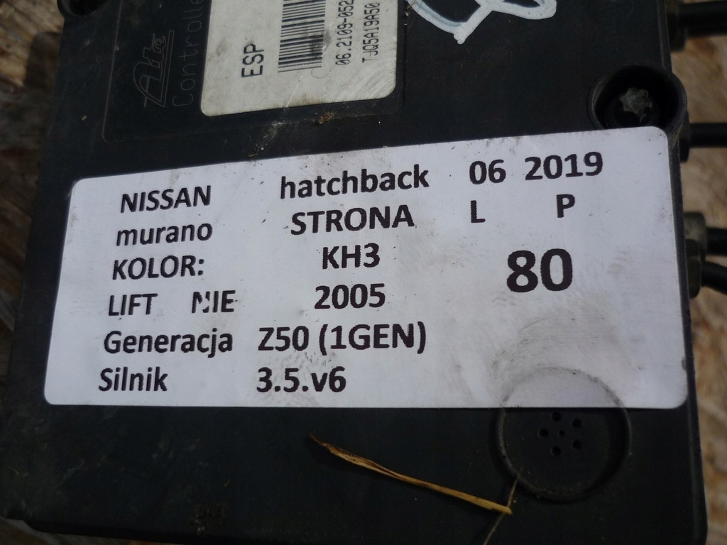 фото №7, Nissan murano z50 насос abs 06210905223