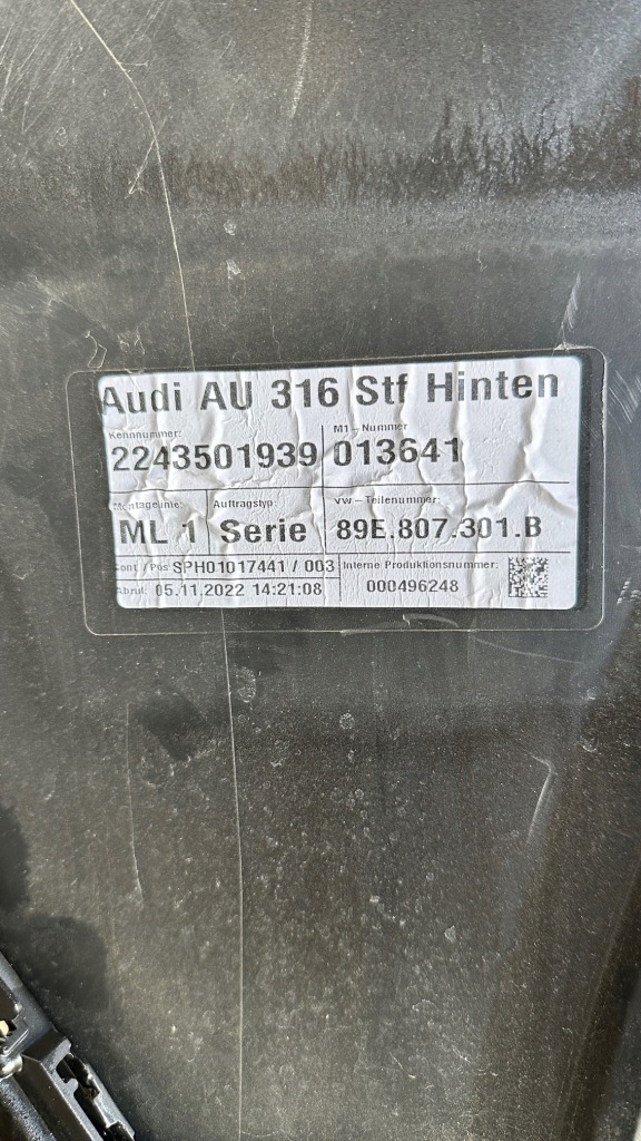 фото №7, Audi q4 e-tron бампер задний задняя