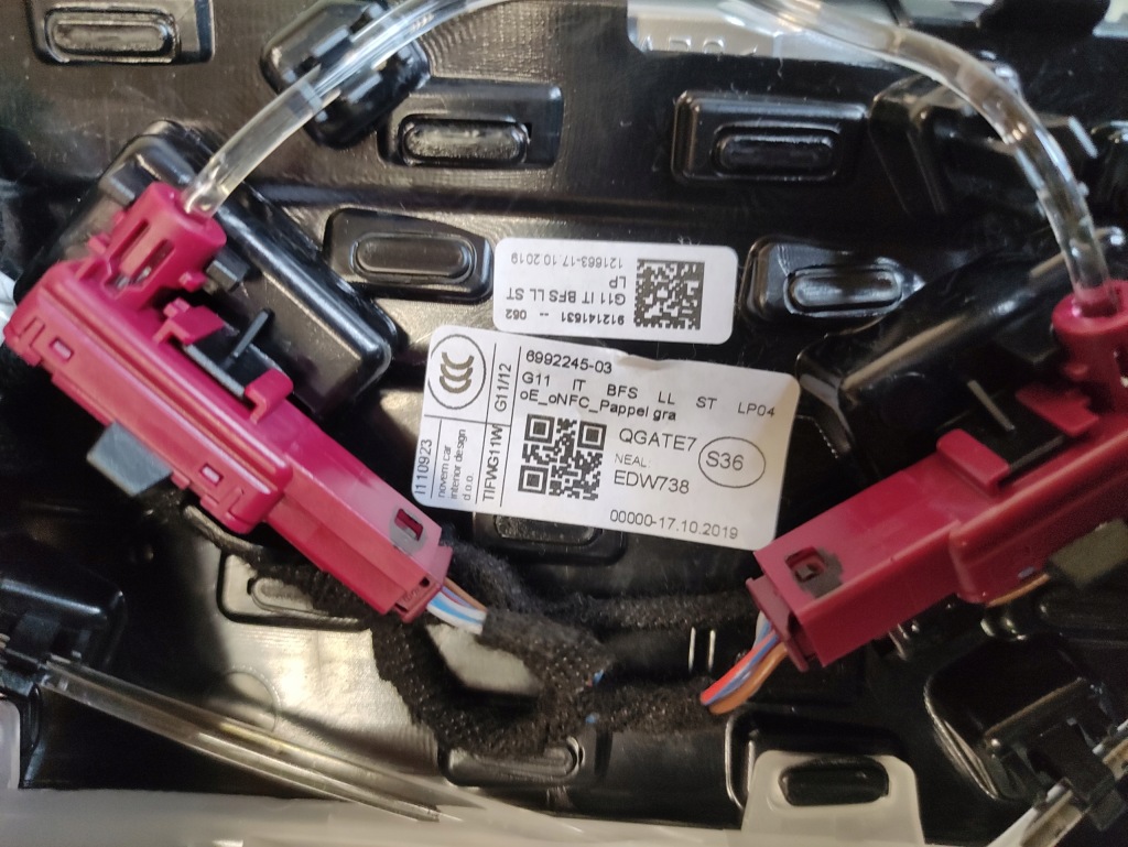 фото №8, Молдинг декоративная консоль bmw 7 g11 g12 grau