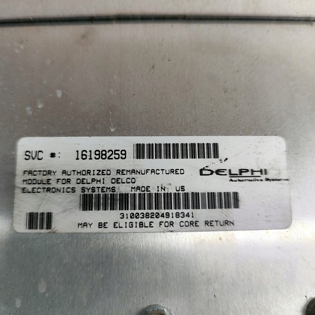 фото №9, Chevrolet corvette 1985 блок управления / модуль ecu