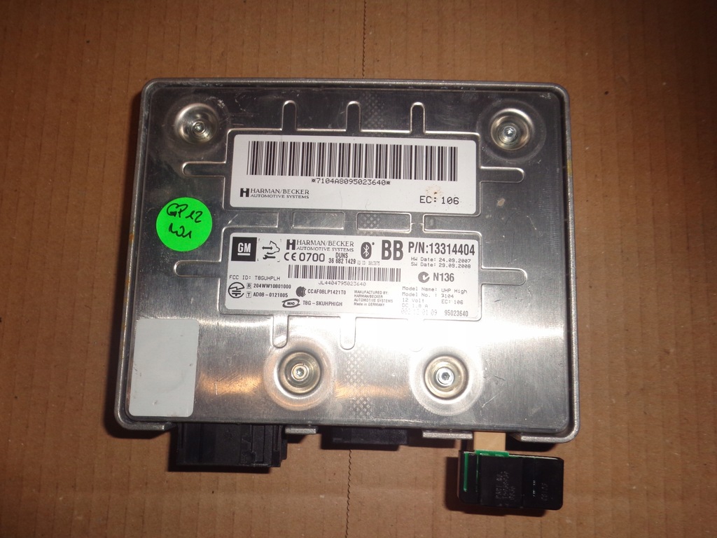 фото №1, Opel insignia блок управления bluetooth 13314404