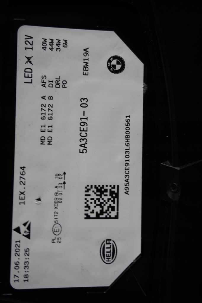 фото №11, Капот бампер pas лампы bmw ix i20 475