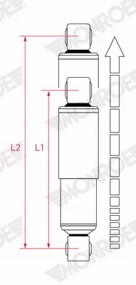 фото №3, Амортизатор ducato 06- задняя