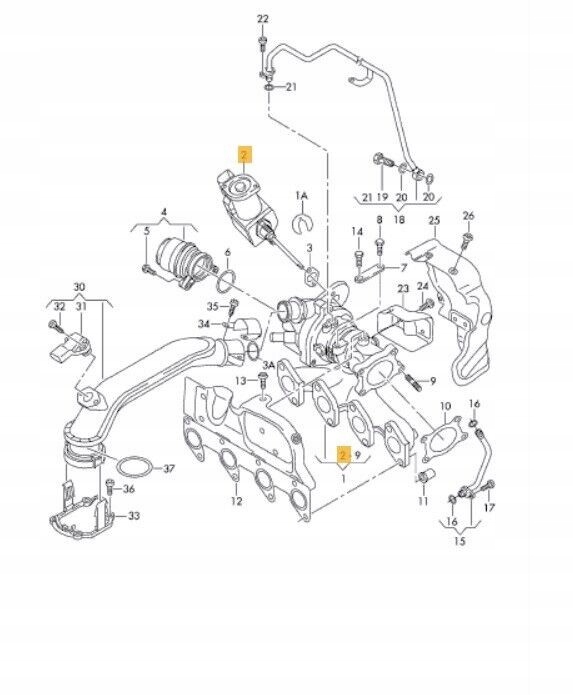 фото №9, Набір ремонтний dla serwomotoru vag volkswagen golf audi a1 оригінальний
