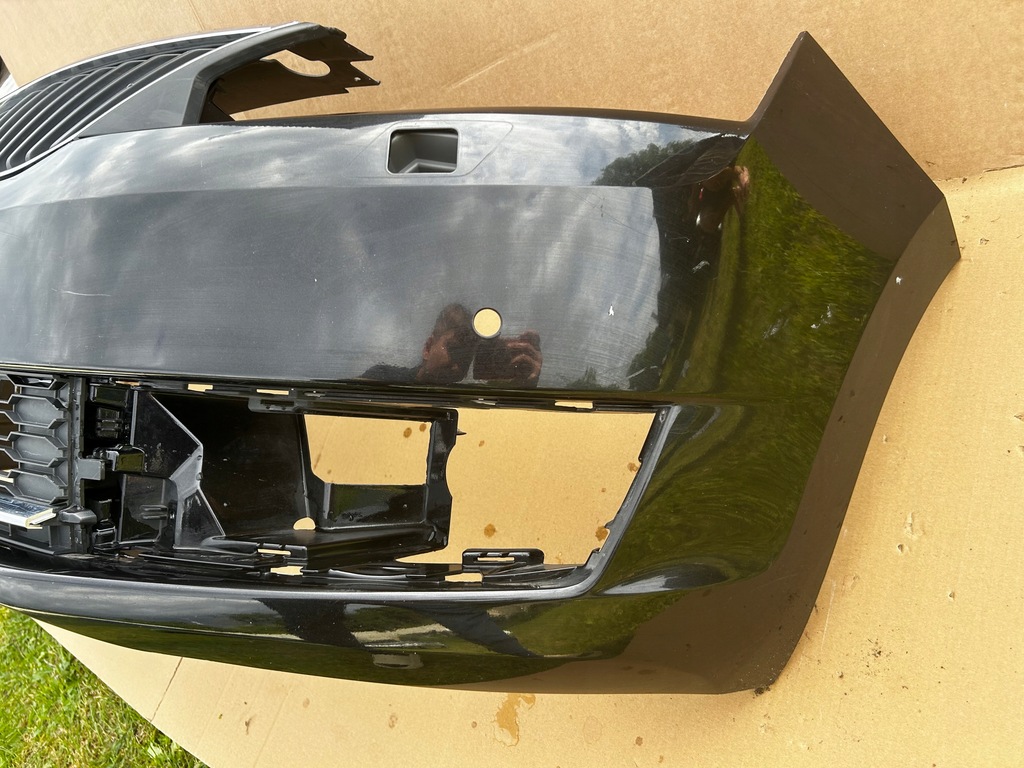 фото №10, Skoda rapid решітка радіатора бампер перед передній 4xpdc омивачі