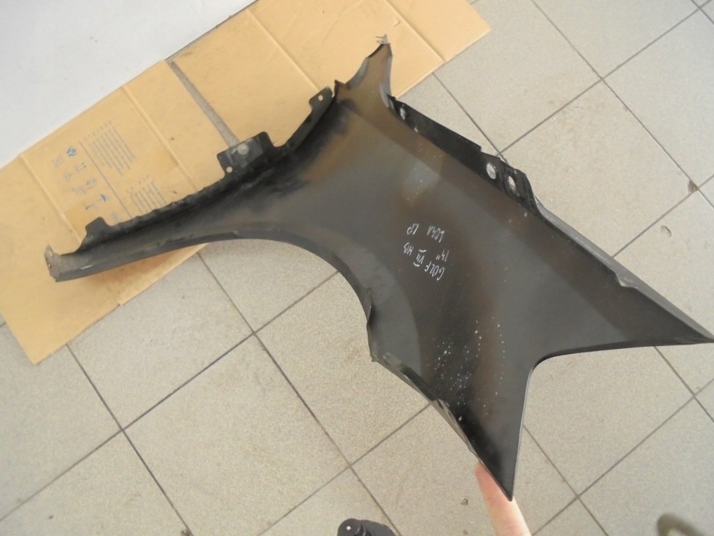 Крыло левый  передний перед vw volkswagen golf 7 vii цвет l041 хэтчбек с Разборки
