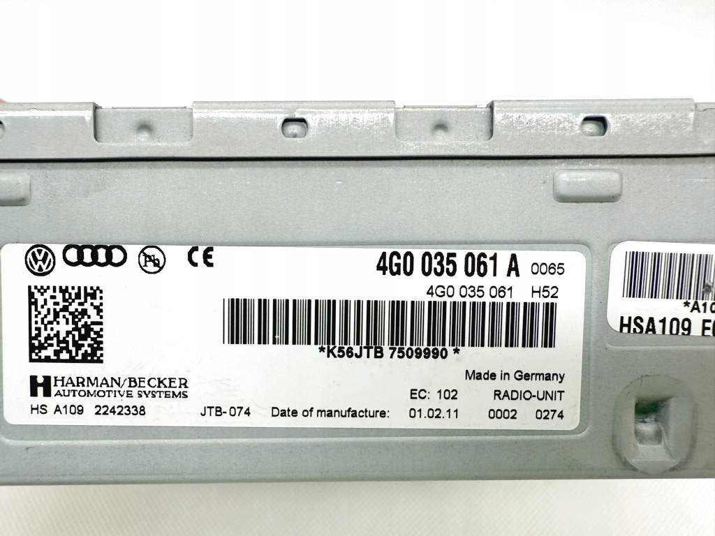 фото №3, # тюнер радіо navi audi a6 a7 4g0035061a #