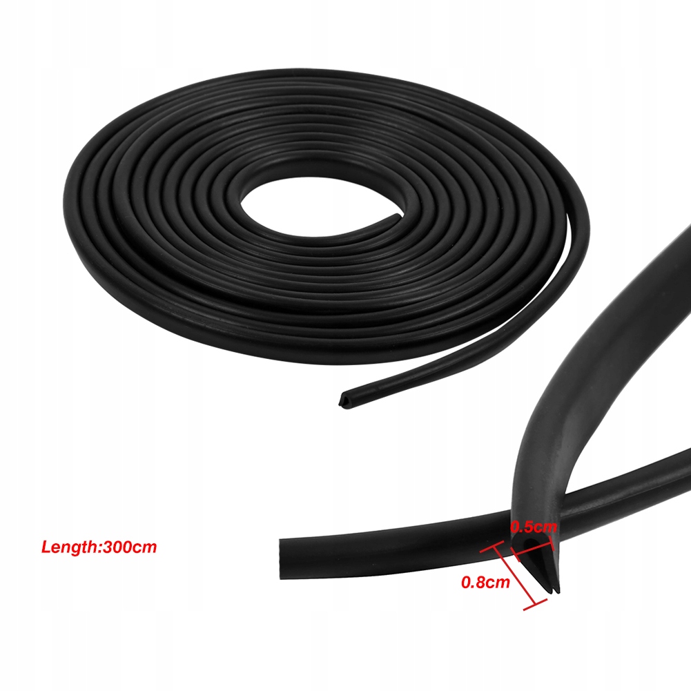 Купити Молдинг прокладка накладка край ремені гумові 300cm