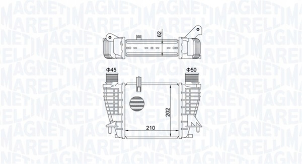 фото №1, Інтеркулер renault clio iii/modus - magneti marelli 351319204710