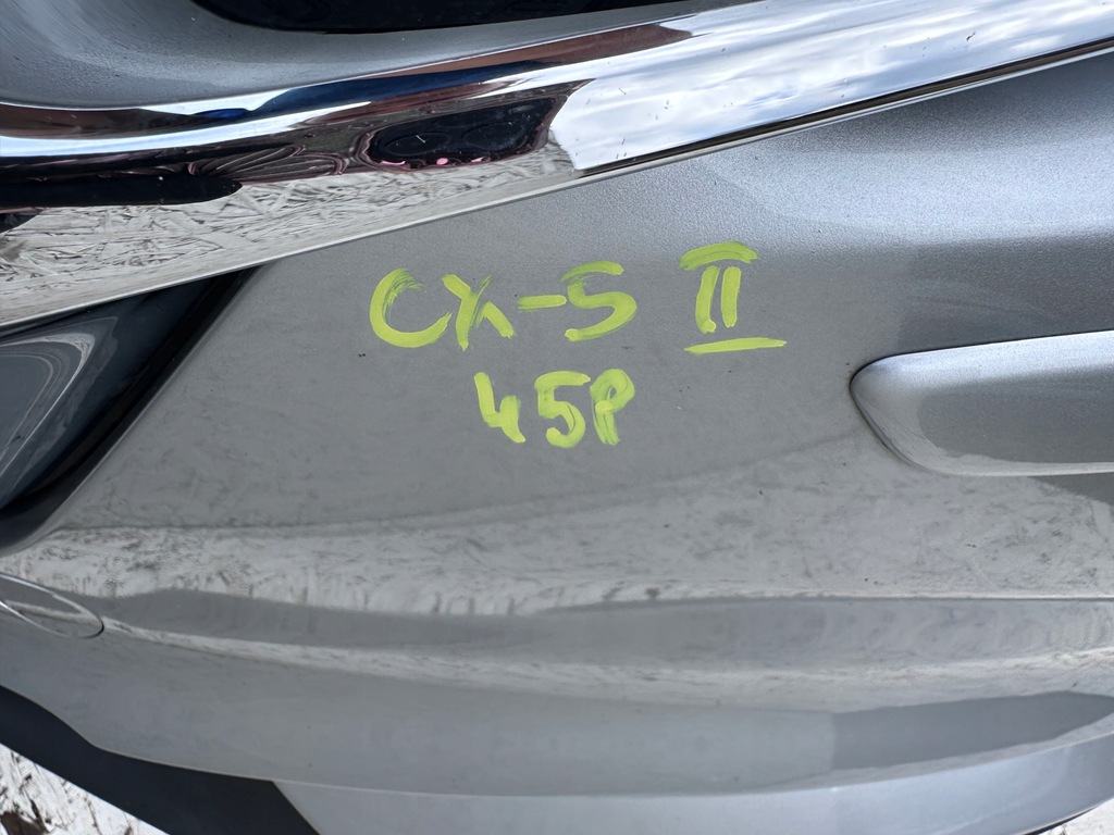 фото №9, Cx-5 ii 2017 - бампер перед передній сріблястий 45p pdc омивачі