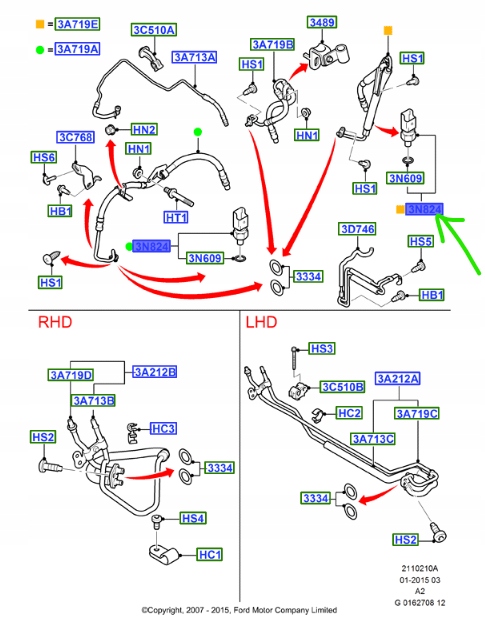 фото №3, Расходомер массы powiet. fusion fiesta 1.4 tdci