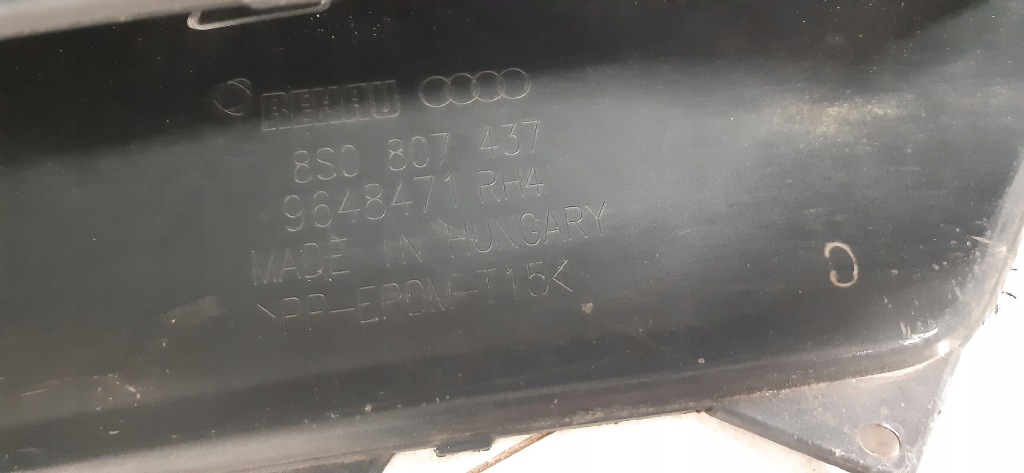 Audi tt 8s0 14- s-line бампер перед передній 8s0807437 Ціна