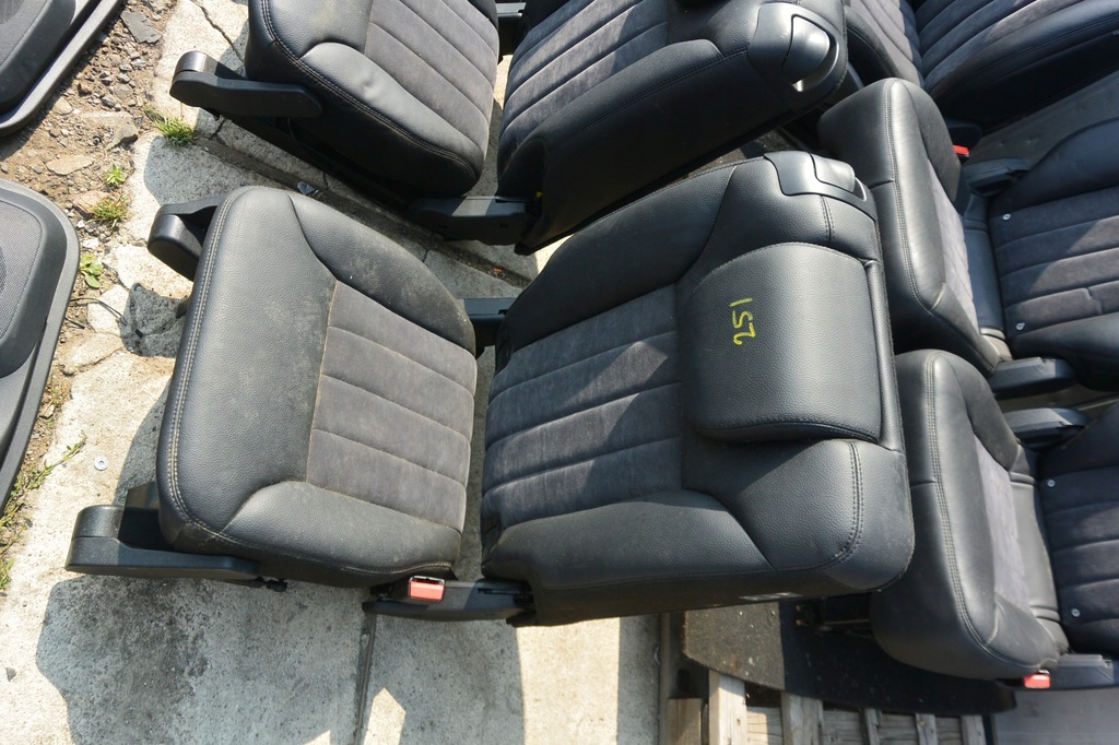 фото №8, Комплект сидінь обшивки mercedes r-klasa w251 long 6 місць eu czarna шкіра