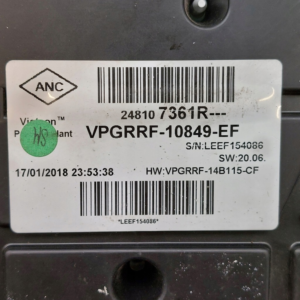 фото №11, Renault clio 4 iv 0,9 tce лічильник прилади 248107361r