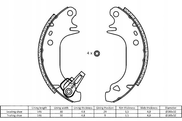 фото №5, Гальмівні колодки гальмівні nk 2799407