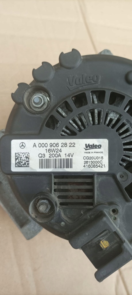 фото №4, Mercedes w205 c klasa генератор 2.2 cdi