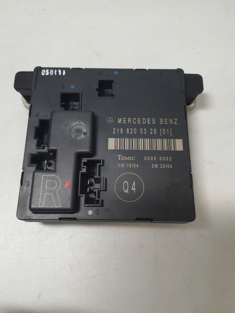 фото №1, Блок управления модуль дверь правый задняя mercedes cls w219 2198200326