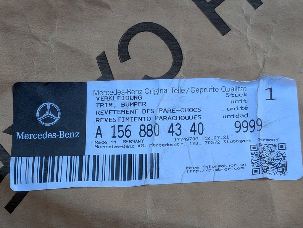 фото №16, Mercedes gla w156 x156 amg бампер задний задняя новый оригинал