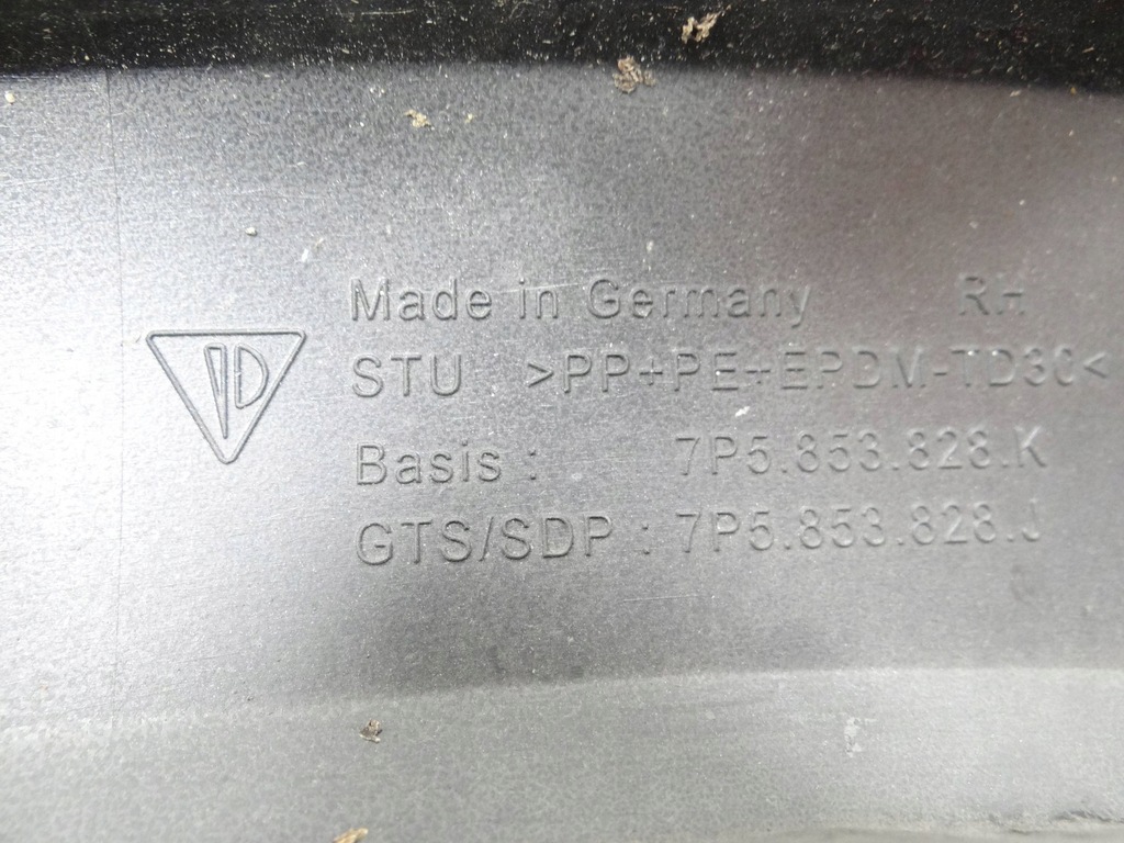 фото №12, Porsche cayenne ii gts 7p5 правая молдинг крыла задняя задняя org 7p5853828k