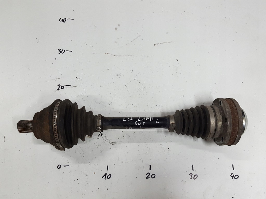 фото №1, Vw eos 06-10r 2.0 tfsi приводной вал левая перед 1k0407271ee